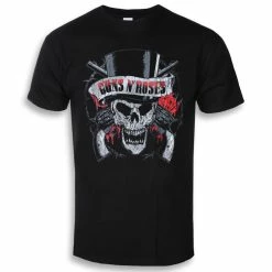T-shirt Metal Men's Guns N' Roses - Distressed Skull - ROCK OFF