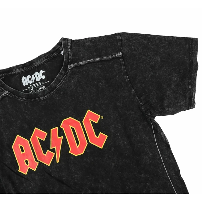 Men's T-shirt AC/DC - Logo - Snow Wash - ROCK OFF - Image 2