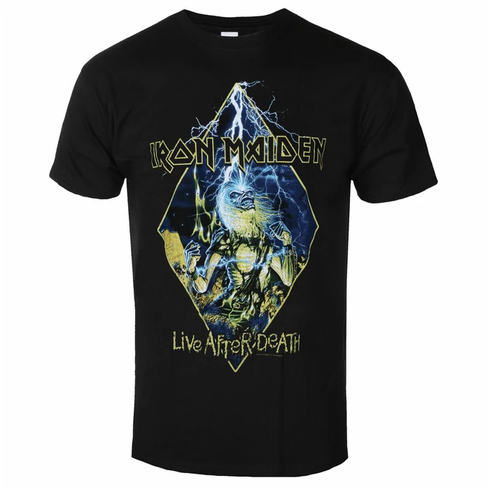 Men's T-shirt Iron Maiden - Live After Death Diamond BL - ROCK OFF