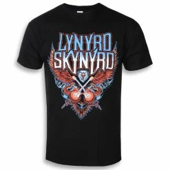 T-shirt Metal Men's Lynyrd Skynyrd - Crossed Guitars - PLASTIC HEAD