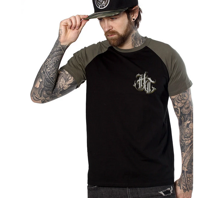 T-shirt Hardcore Men's - FUCKING HOSTILE KAKI - HYRAW - Image 4