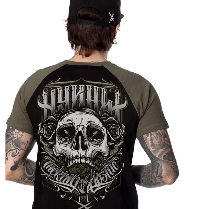 T-shirt Hardcore Men's - FUCKING HOSTILE KAKI - HYRAW - Image 3