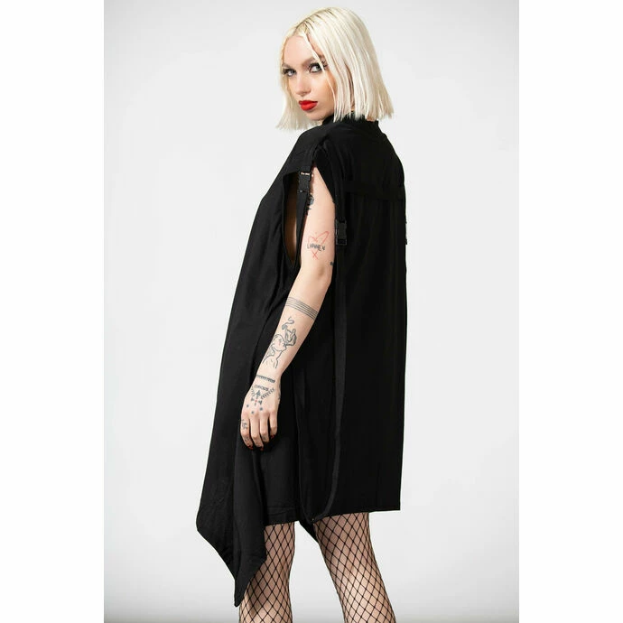 Unisex Tank Top KILLSTAR - Codex Longline - Black - Image 2