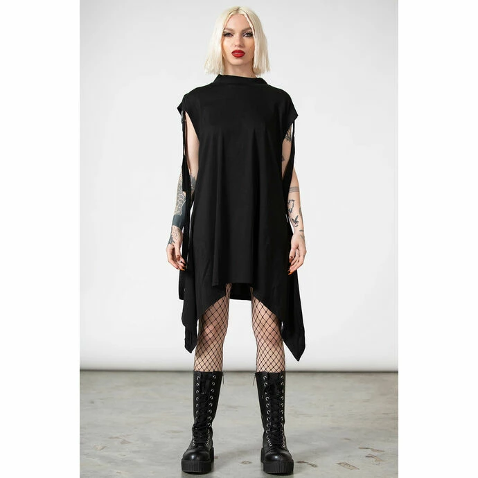 Unisex Tank Top KILLSTAR - Codex Longline - Black - Image 3