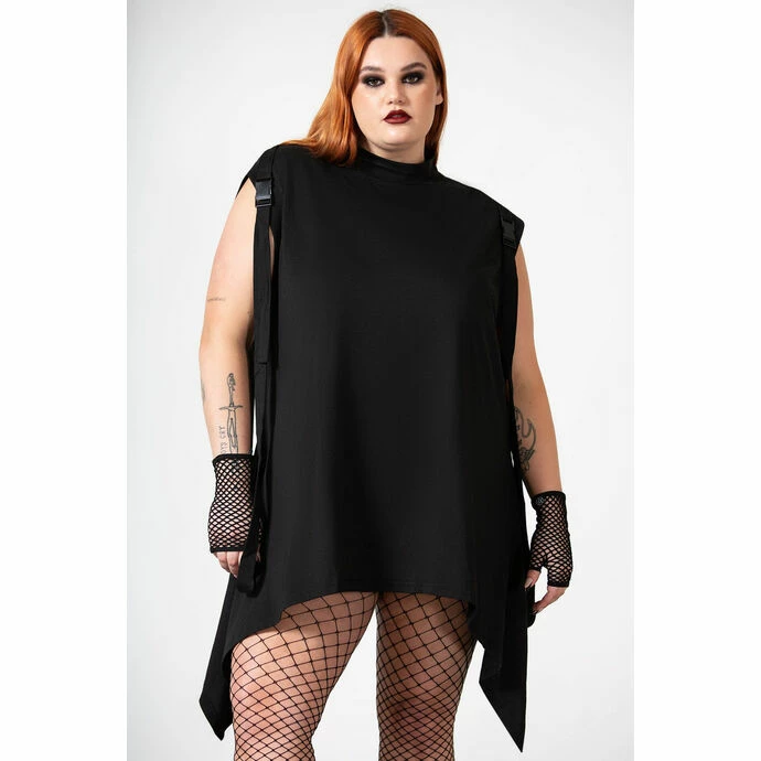 Unisex Tank Top KILLSTAR - Codex Longline - Black - Image 5