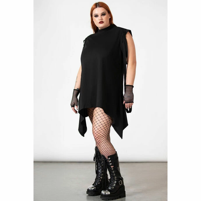 Unisex Tank Top KILLSTAR - Codex Longline - Black - Image 6