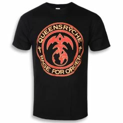 T-shirt Metal Men's Queensryche - RAGE FOR ORDER - PLASTIC HEAD