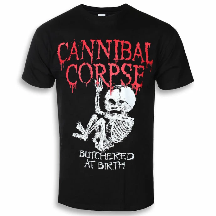 T-shirt Metal Men's Cannibal Corpse - BUTCHERED AT BIRTH BABY - PLASTIC HEAD