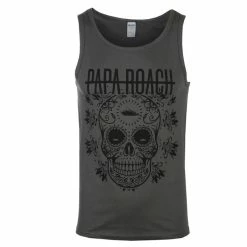 Men's Tank Top Papa Roach - Dia De La Roach - Charcoal - KINGS ROAD