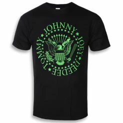 T-shirt Metal Men's Ramones - Green Seal - ROCK OFF
