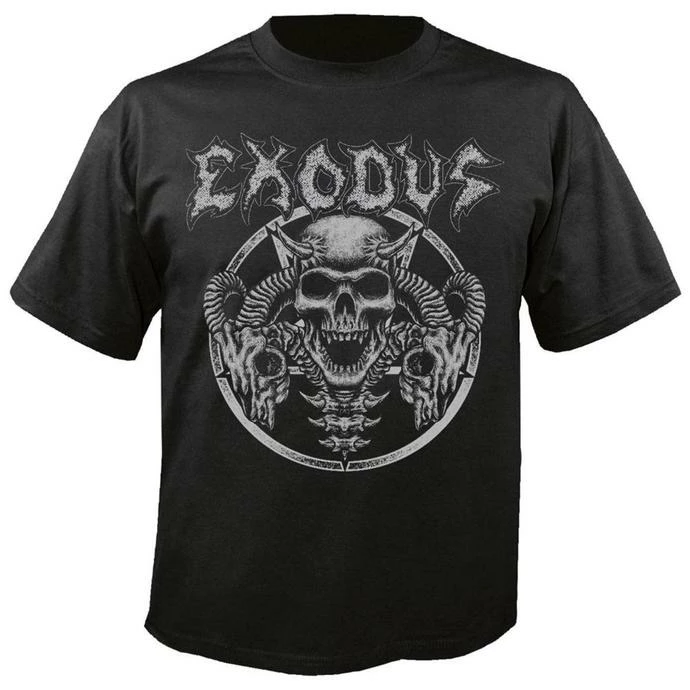 T-shirt Metal Men's Exodus - Horns Skull - NUCLEAR BLAST