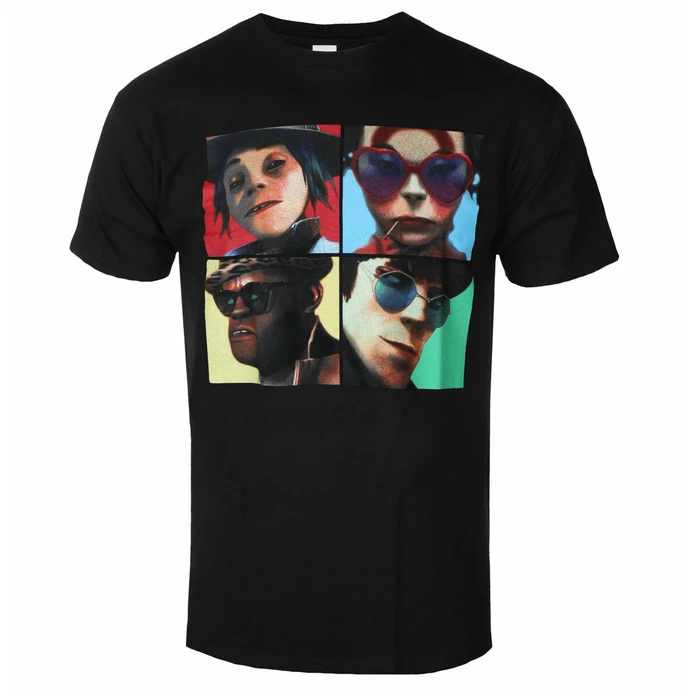 Men's T-shirt Gorillaz - Humanz - BLACK - ROCK OFF