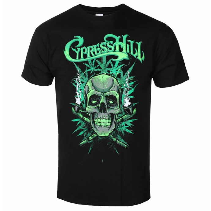 Men's T-shirt Cypress Hill - Twin Pipes - BLACK - ROCK OFF