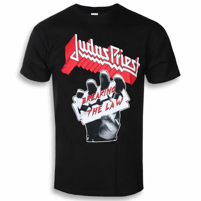 T-shirt Metal Men's Judas Priest - Breaking The Law - ROCK OFF