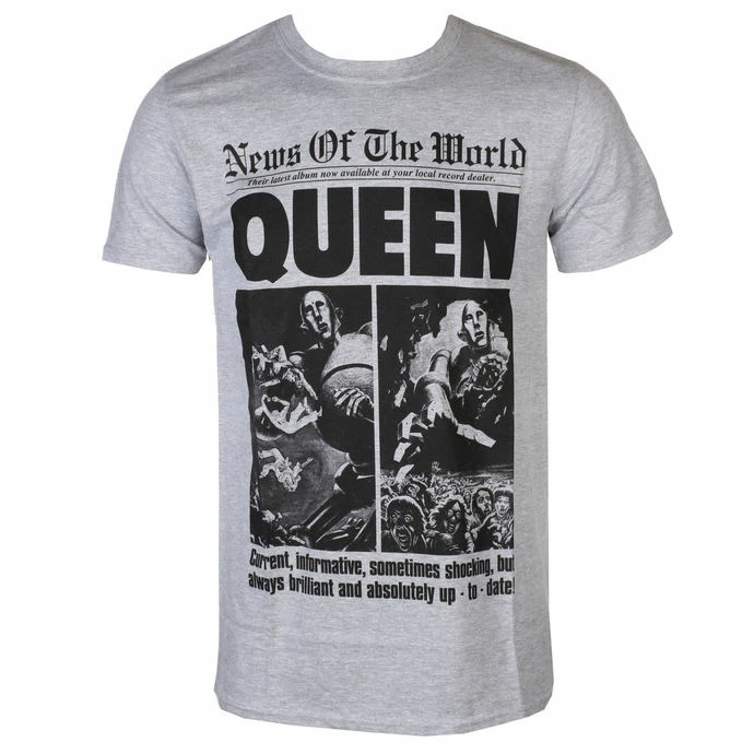 Men's T-shirt Queen - News Of The World 40th Front Page - ROCK OFF