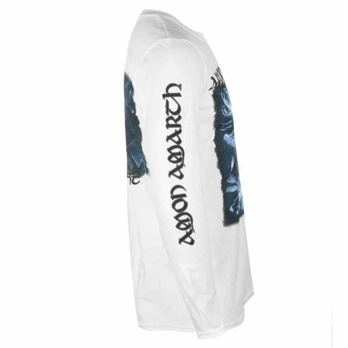 Men's T-shirt Long Sleeve AMON AMARTH - RAVEN'S FLIGHT - WHITE - PLASTIC HEAD - Image 3