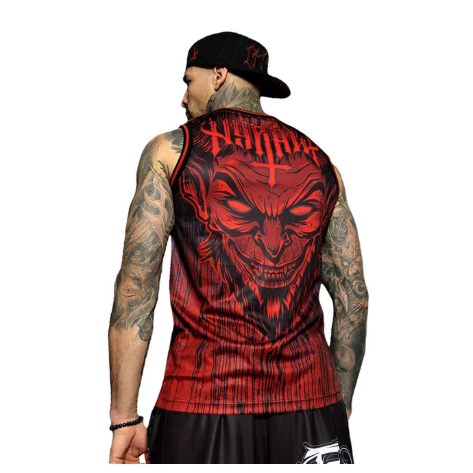 Men's Top (jersey) HYRAW - LUCIFER - RED