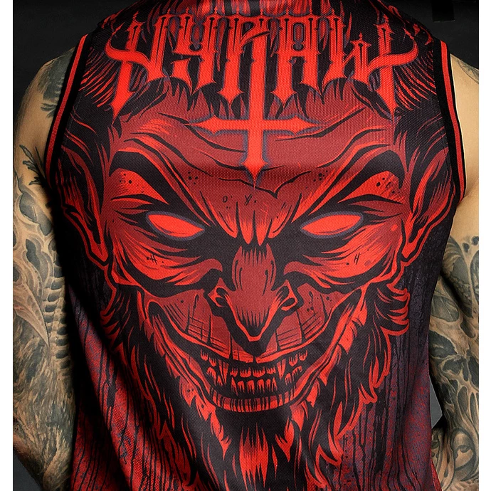 Men's Top (jersey) HYRAW - LUCIFER - RED - Image 5