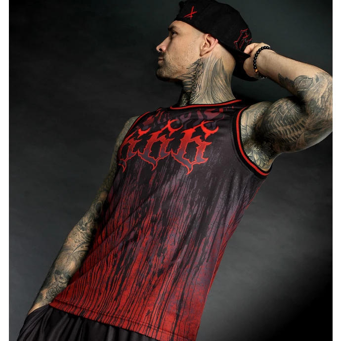Men's Top (jersey) HYRAW - LUCIFER - RED - Image 3