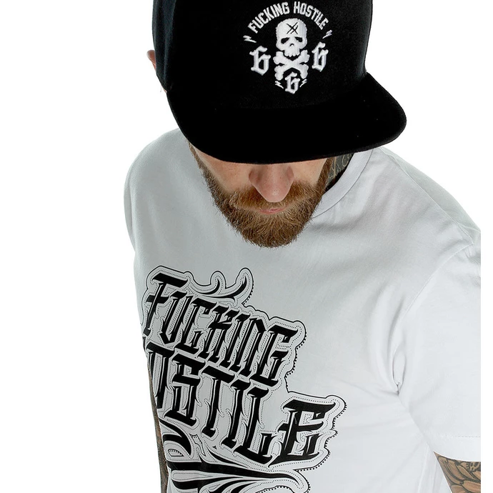 Men's T-shirt HYRAW - Graphic - Fucking H Blanc - Image 4