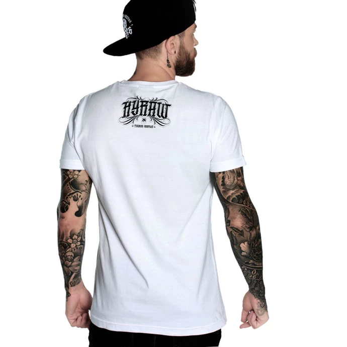 Men's T-shirt HYRAW - Graphic - Fucking H Blanc - Image 2