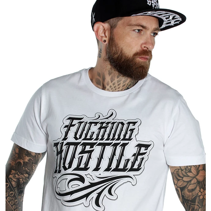 Men's T-shirt HYRAW - Graphic - Fucking H Blanc - Image 3