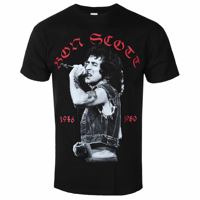 Men's T-shirt AC/DC - Bon Scott - Live Photo