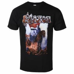 T-shirt Metal Men's Saxon - CRUSADER - PLASTIC HEAD