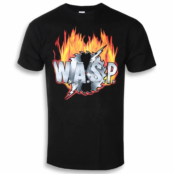T-shirt Metal Men's W.A.S.P. - SAWBLADE LOGO - PLASTIC HEAD