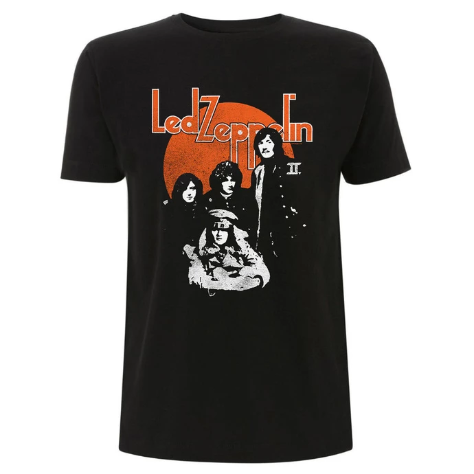 T-shirt Metal Men's Led Zeppelin - Orange Circle - NNM