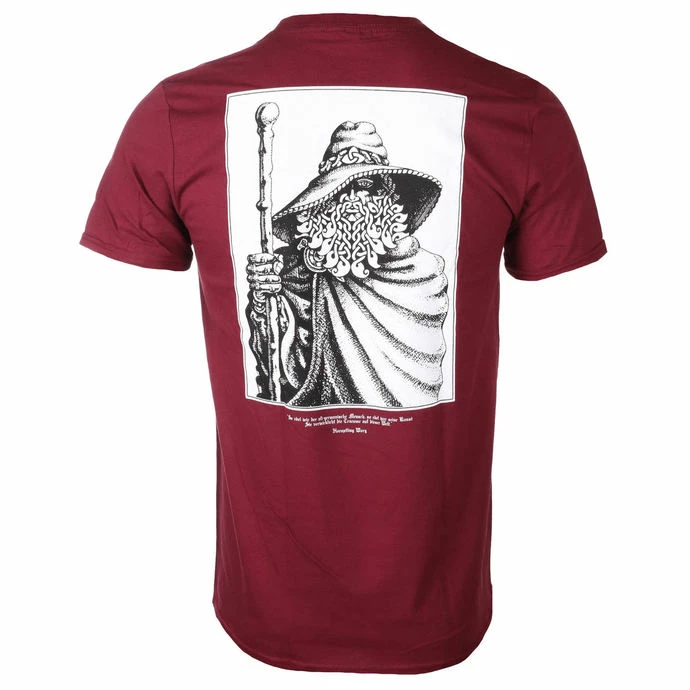 T-shirt Metal Men's Burzum - RUNE (MAROON) - PLASTIC HEAD - Image 2