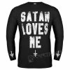 T-shirt Hardcore Men's - SATAN LOVES ME - AMENOMEN