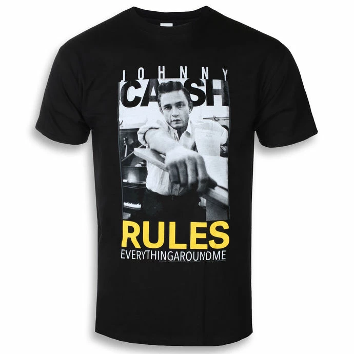 Men's T-shirt Johnny Cash - Rules Everything - ROCK OFF