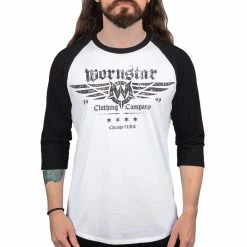 Men's T-shirt With 3/4 Sleeve WORNSTAR - Machine Shop