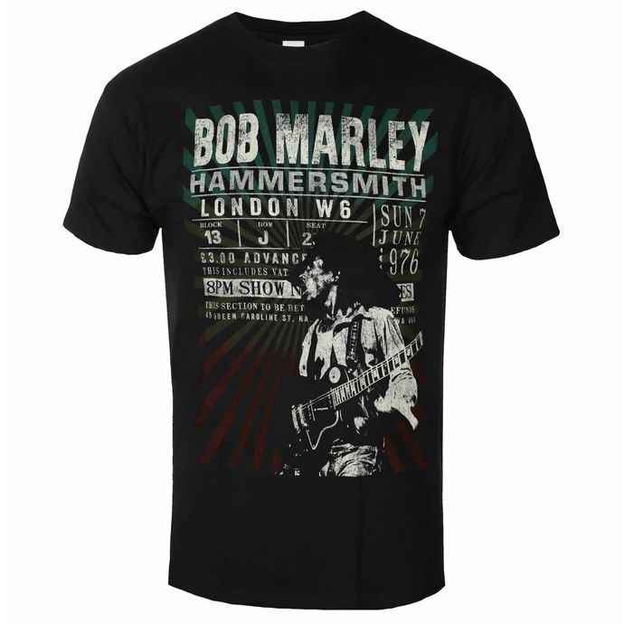 Men's T-shirt Bob Marley - Hammersmith '76 - ROCK OFF