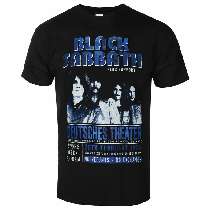 Men's T-shirt Black Sabbath - Deutsches '73 - ROCK OFF