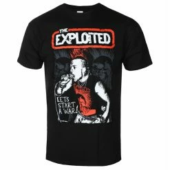 Men's T-shirt EXPLOITED - LET'S START A WAR - PLASTIC HEAD